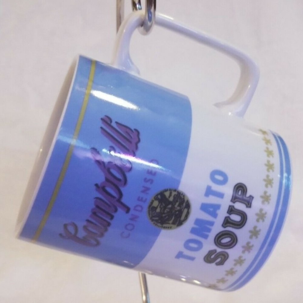 Andy Warhol Campbell's Tomato Soup Blue Mug